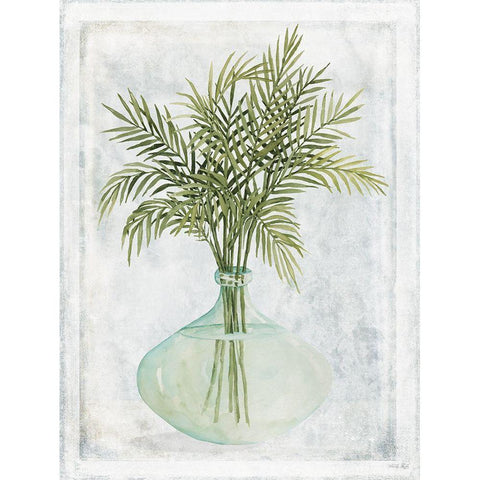 Perfect Palms IV White Modern Wood Framed Art Print by Jacobs, Cindy