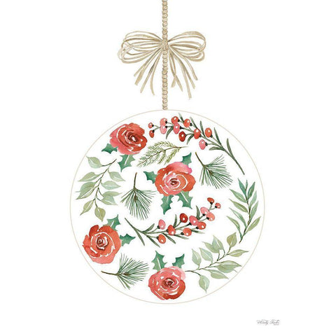 Christmas Ornament IV Black Modern Wood Framed Art Print by Jacobs, Cindy