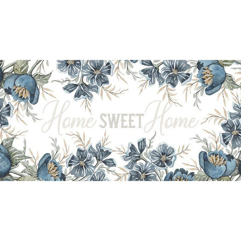 Home Sweet Home Black Modern Wood Framed Art Print by Jacobs, Cindy
