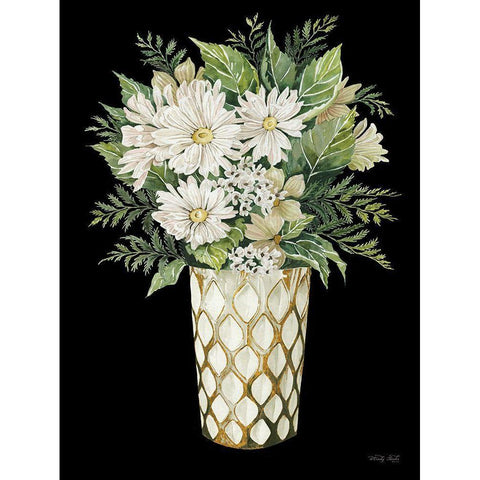 Daisy Dream White Modern Wood Framed Art Print by Jacobs, Cindy