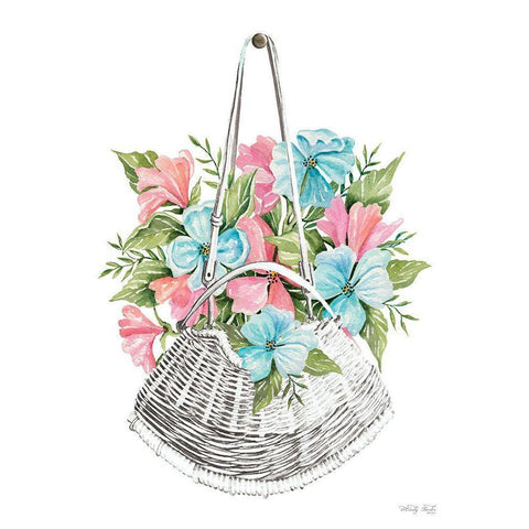 Floral Pop III White Modern Wood Framed Art Print by Jacobs, Cindy