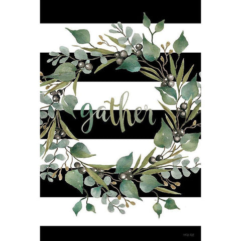 Gather White Modern Wood Framed Art Print by Jacobs, Cindy