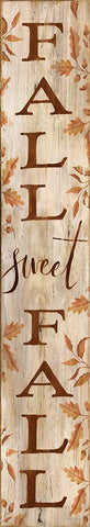 Fall Sweet Fall  White Modern Wood Framed Art Print with Double Matting by Jacobs, Cindy