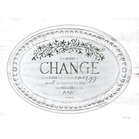 The Secret of Change Gold Ornate Wood Framed Art Print with Double Matting by Jacobs, Cindy