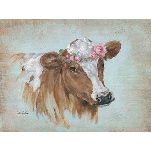 Penelope White Modern Wood Framed Art Print by Coules, Debi