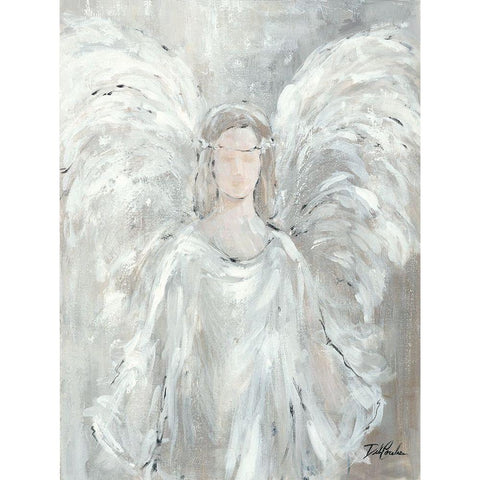 To Be Brave   White Modern Wood Framed Art Print by Coules, Debi