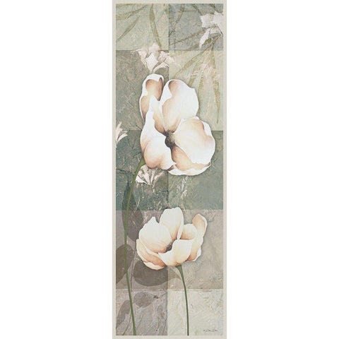 Soft Spa Floral II Gold Ornate Wood Framed Art Print with Double Matting by Dee Dee