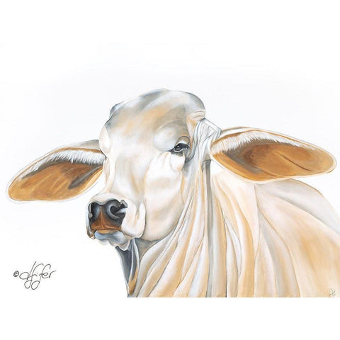 Wrinkles Can Be Beautiful White Modern Wood Framed Art Print by Fifer, Diane