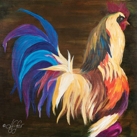 Owning It Gold Ornate Wood Framed Art Print with Double Matting by Fifer, Diane