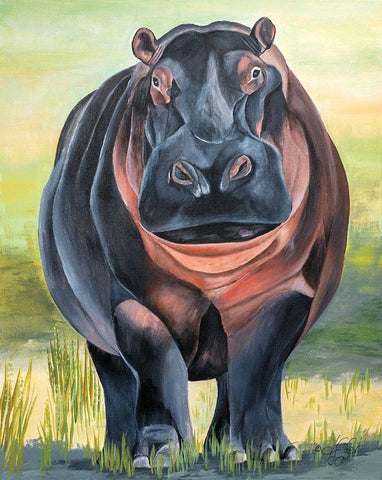 Time for a Soak Black Ornate Wood Framed Art Print with Double Matting by Fifer, Diane