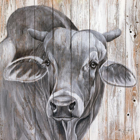 Eyes Wide Open Black Modern Wood Framed Art Print by Fifer, Diane