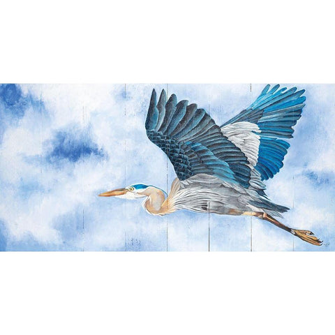 Spread Your Wings Black Modern Wood Framed Art Print with Double Matting by Fifer, Diane