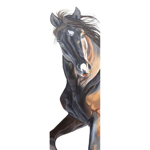 Fancy Girl White Modern Wood Framed Art Print by Fifer, Diane