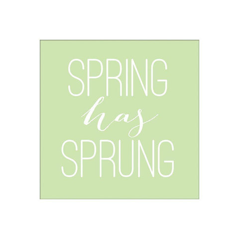 Spring Has Sprung Black Ornate Wood Framed Art Print with Double Matting by Dogwood Portfolio