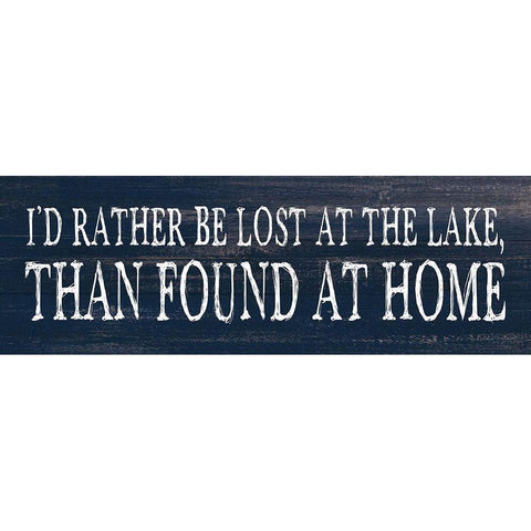 Lost at the Lake Gold Ornate Wood Framed Art Print with Double Matting by Dogwood Portfolio