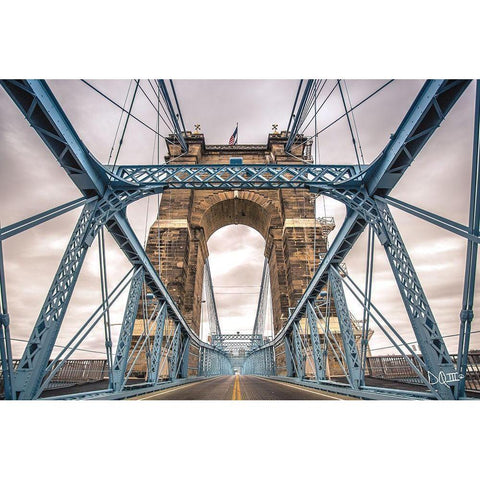 The Blues II Gold Ornate Wood Framed Art Print with Double Matting by Quillen, Donnie