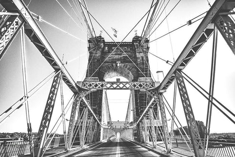 Gray Matter White Modern Wood Framed Art Print with Double Matting by Quillen, Donnie