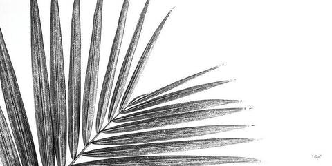 Leaf Study IV White Modern Wood Framed Art Print with Double Matting by Quillen, Donnie