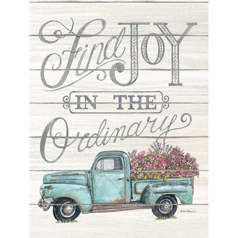 Find Joy in the Ordinary Black Modern Wood Framed Art Print with Double Matting by Strain, Deb