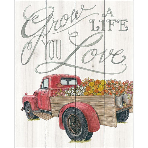 Find Joy White Modern Wood Framed Art Print by Strain, Deb