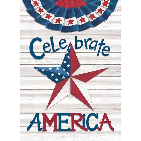 Celebrate America Gold Ornate Wood Framed Art Print with Double Matting by Strain, Deb