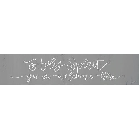 Holy Spirit   White Modern Wood Framed Art Print by Imperfect Dust