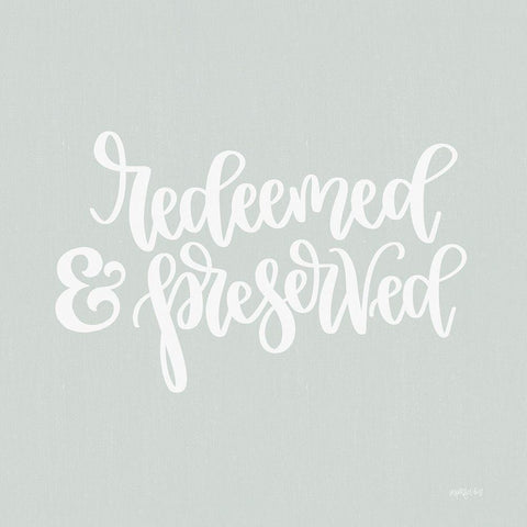 Redeemed and Preserved Black Modern Wood Framed Art Print by Imperfect Dust