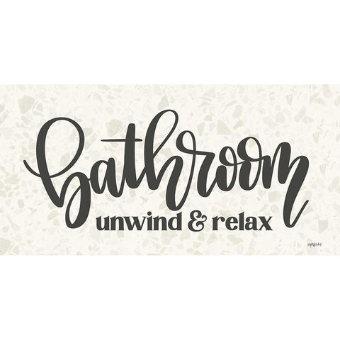 Bathroom - Unwind and Relax White Modern Wood Framed Art Print by Imperfect Dust