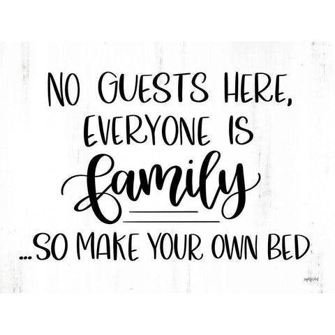 Everyone is Family Gold Ornate Wood Framed Art Print with Double Matting by Imperfect Dust