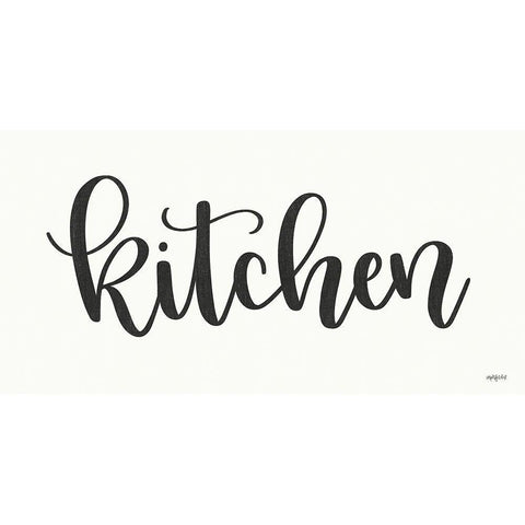Kitchen White Modern Wood Framed Art Print by Imperfect Dust