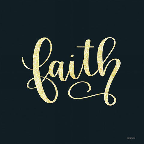 Faith White Modern Wood Framed Art Print by Imperfect Dust