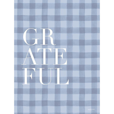 Grateful Black Modern Wood Framed Art Print with Double Matting by Imperfect Dust