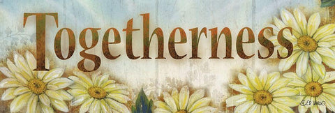 Togetherness Black Ornate Wood Framed Art Print with Double Matting by Wargo, Ed