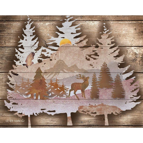 Great Outdoors I White Modern Wood Framed Art Print by Wargo, Ed