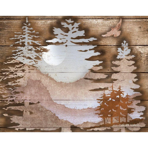 Great Outdoors II Black Modern Wood Framed Art Print by Wargo, Ed