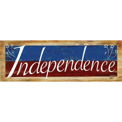 Independence Black Modern Wood Framed Art Print with Double Matting by Wargo, Ed