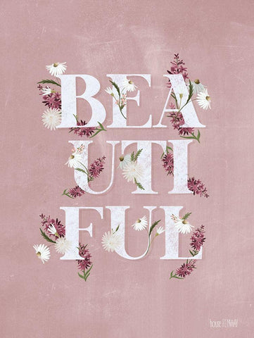 Beautiful White Modern Wood Framed Art Print with Double Matting by House Fenway