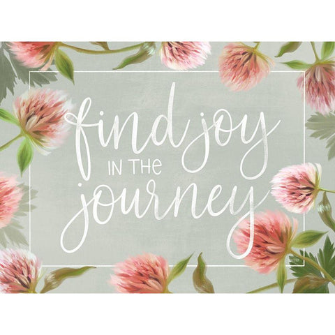 Joy in the Journey     Black Modern Wood Framed Art Print with Double Matting by House Fenway