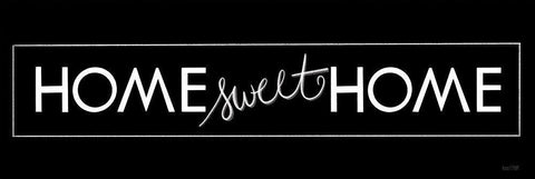 Home Sweet Home White Modern Wood Framed Art Print with Double Matting by House Fenway