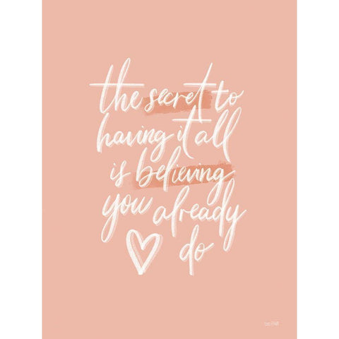 The Secret  Gold Ornate Wood Framed Art Print with Double Matting by House Fenway