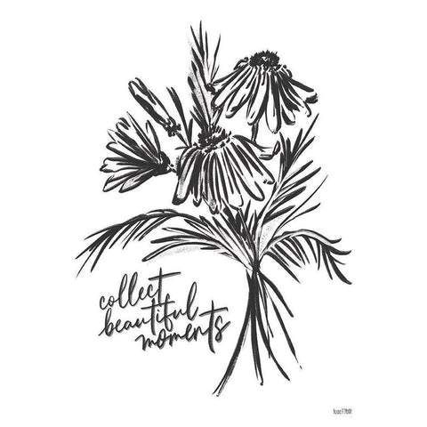 Collect Beautiful Moments Black Modern Wood Framed Art Print by House Fenway