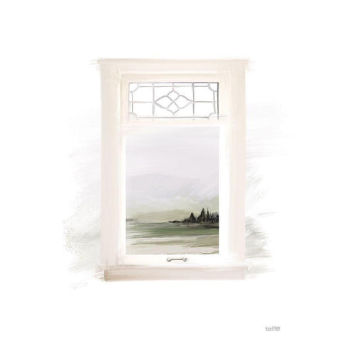 Georgia Hills White Modern Wood Framed Art Print by House Fenway