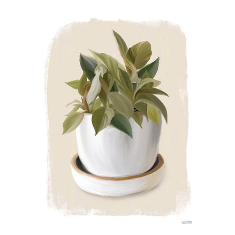 House Plant III Gold Ornate Wood Framed Art Print with Double Matting by House Fenway