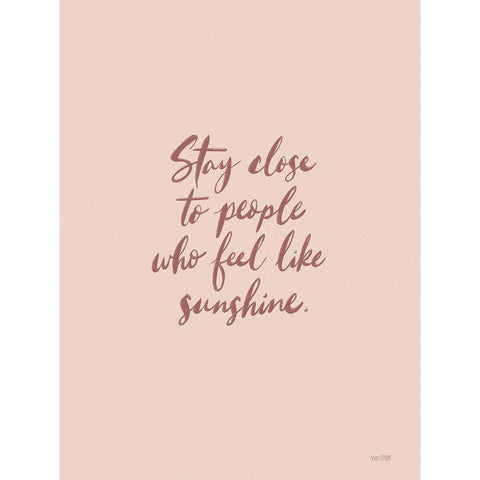 Stay Close White Modern Wood Framed Art Print by House Fenway