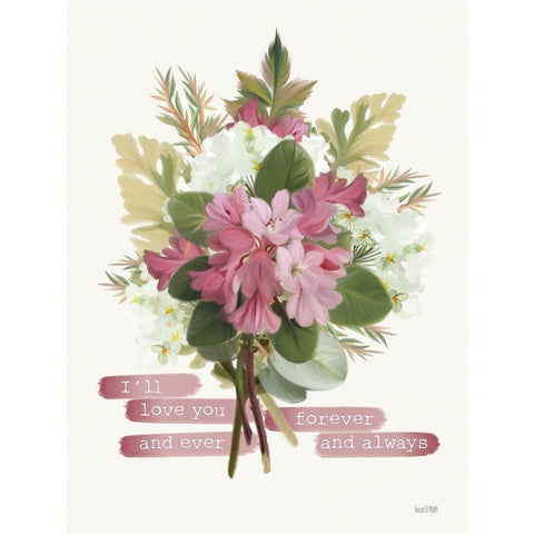 Forever and Ever White Modern Wood Framed Art Print by House Fenway