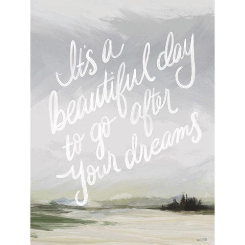 Its a Beautiful Day Black Modern Wood Framed Art Print by House Fenway