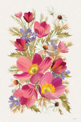 Spring Has Sprung Black Modern Wood Framed Art Print by House Fenway