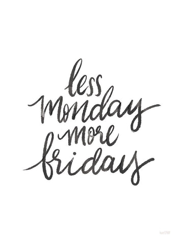 More Friday Black Ornate Wood Framed Art Print with Double Matting by House Fenway