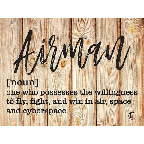 Airman Black Modern Wood Framed Art Print by Fearfully Made Creations