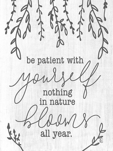 Blooms All Year   White Modern Wood Framed Art Print with Double Matting by Fearfully Made Creations